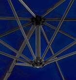 VidaXL Zweefparasol met aluminium paal 300 cm azuurblauw