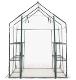 VidaXL Tuinkas met 8 schappen 143x143x195 cm