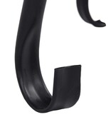 VidaXL Vuurtafel mozaïek 68 cm keramiek zwart en wit