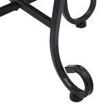 VidaXL Bijzettafels mozaïek 3 st keramiek zwart en wit