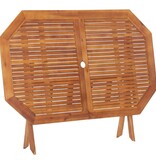 VidaXL Tuintafel inklapbaar 135x85x75 cm massief acaciahout