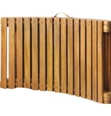 VidaXL Ligbed massief acaciahout bruin