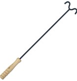 VidaXL Vuurplaats 42x42x45 cm staal zwart