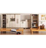 VidaXL Opbergkast laag Excellence 97 cm beige en taupe