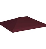 VidaXL Prieeldak 310 g/m² 3x4 m bordeaux