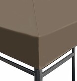VidaXL Prieeldak 310 g/m² 3x4 m taupe