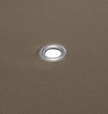 VidaXL Prieeldak 310 g/m² 3x4 m taupe