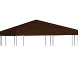 VidaXL Prieeldak 310 g/m² 3x3 m bruin