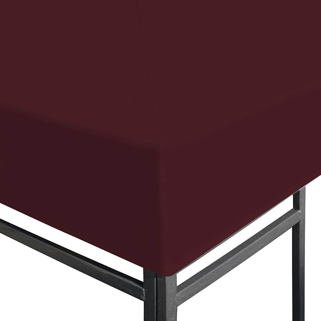 VidaXL Prieeldak 310 g/m² 3x3 m bordeaux