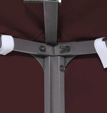 VidaXL Prieeldak 310 g/m² 3x3 m bordeaux