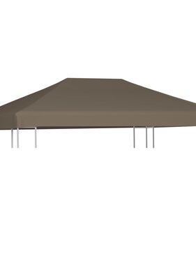 VidaXL Prieeldak 310 g/m² 3x3 m taupe