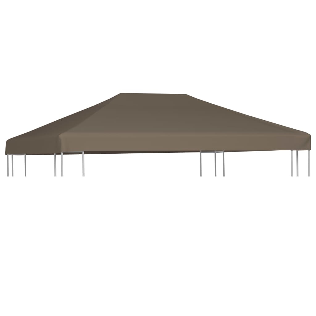VidaXL Prieeldak 310 g/m² 3x3 m taupe