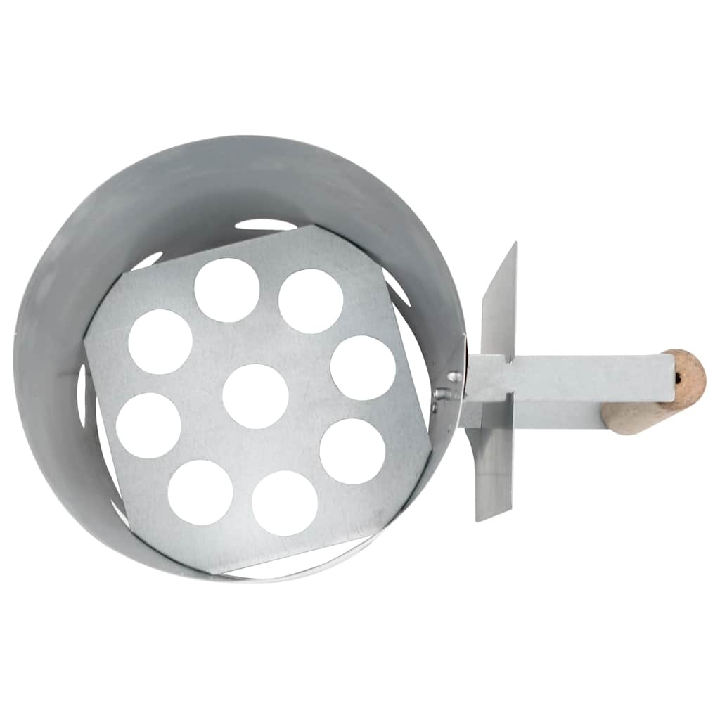 VidaXL Houtskoolstarter gegalvaniseerd staal