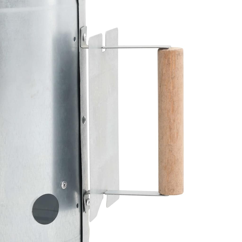 VidaXL Houtskoolstarter gegalvaniseerd staal