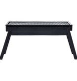VidaXL Campingbarbecue draagbaar 60x22,5x33 cm roestvrij