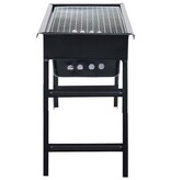 VidaXL Campingbarbecue draagbaar 60x22,5x33 cm roestvrij
