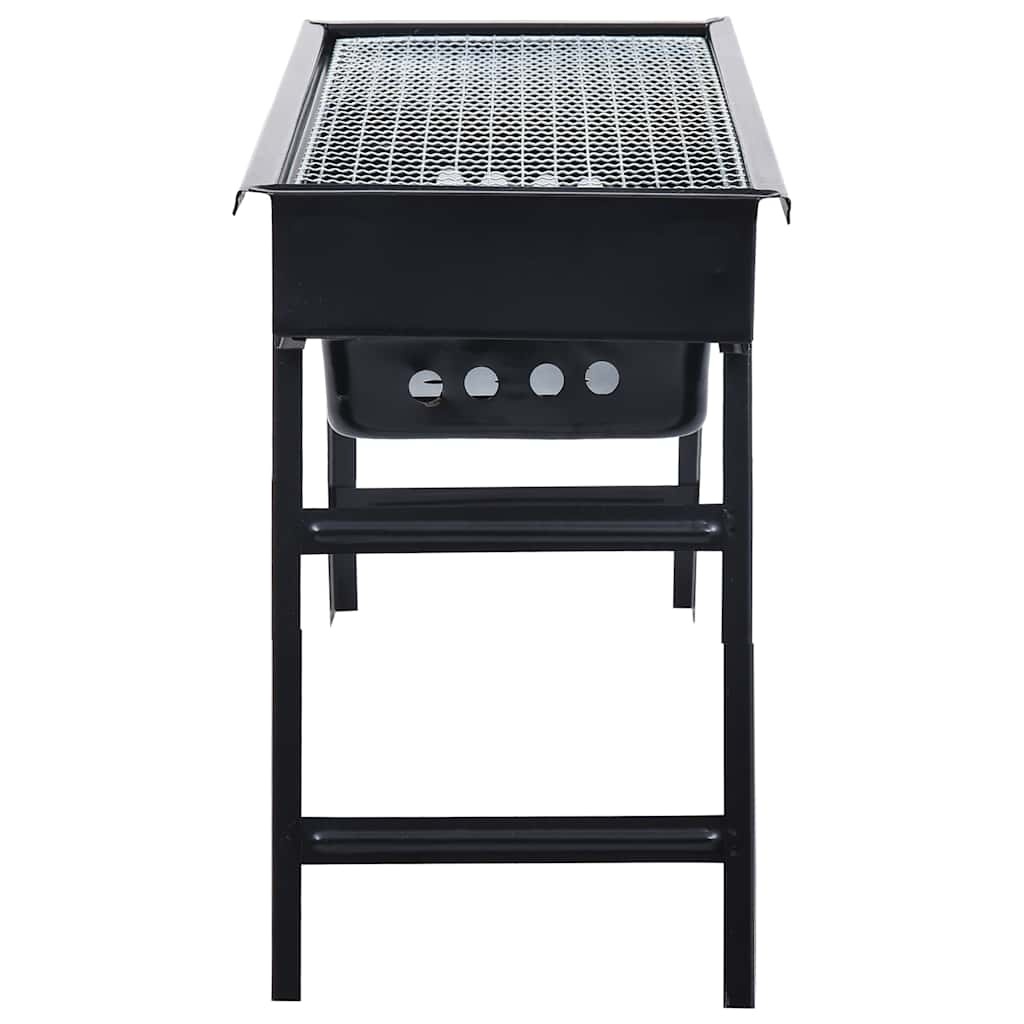 VidaXL Campingbarbecue draagbaar 60x22,5x33 cm roestvrij