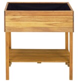 VidaXL Plantenbak verhoogd 78,5x58,5x78,5 cm massief acaciahout