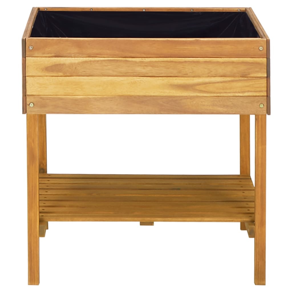 VidaXL Plantenbak verhoogd 78,5x58,5x78,5 cm massief acaciahout