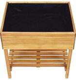 VidaXL Plantenbak verhoogd 78,5x58,5x78,5 cm massief acaciahout