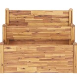VidaXL Plantenbak 2-laags 110x75x84 cm massief acaciahout