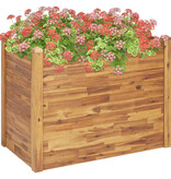 VidaXL Plantenbak verhoogd 110x60x84 cm massief acaciahout
