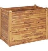 VidaXL Plantenbak verhoogd 110x60x84 cm massief acaciahout