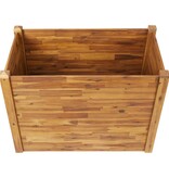 VidaXL Plantenbak verhoogd 110x60x84 cm massief acaciahout
