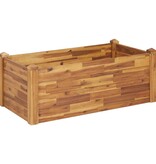 VidaXL Plantenbak verhoogd 110x60x44 cm massief acaciahout