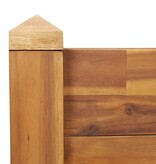 VidaXL Plantenbak verhoogd 110x60x44 cm massief acaciahout