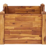 VidaXL Plantenbak verhoogd 60x60x44 cm massief acaciahout