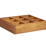 VidaXL Kruidenplantenbak verhoogd 60x60x15 cm massief acaciahout