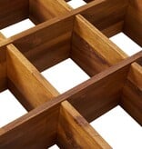 VidaXL Kruidenplantenbak verhoogd 60x60x15 cm massief acaciahout