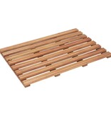 VidaXL Badmatten 2 st massief acaciahout 56x37 cm