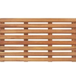 VidaXL Badmatten 2 st massief acaciahout 56x37 cm