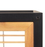 VidaXL Tuinstoelen 2 st met kussens massief acaciahout donkergrijs