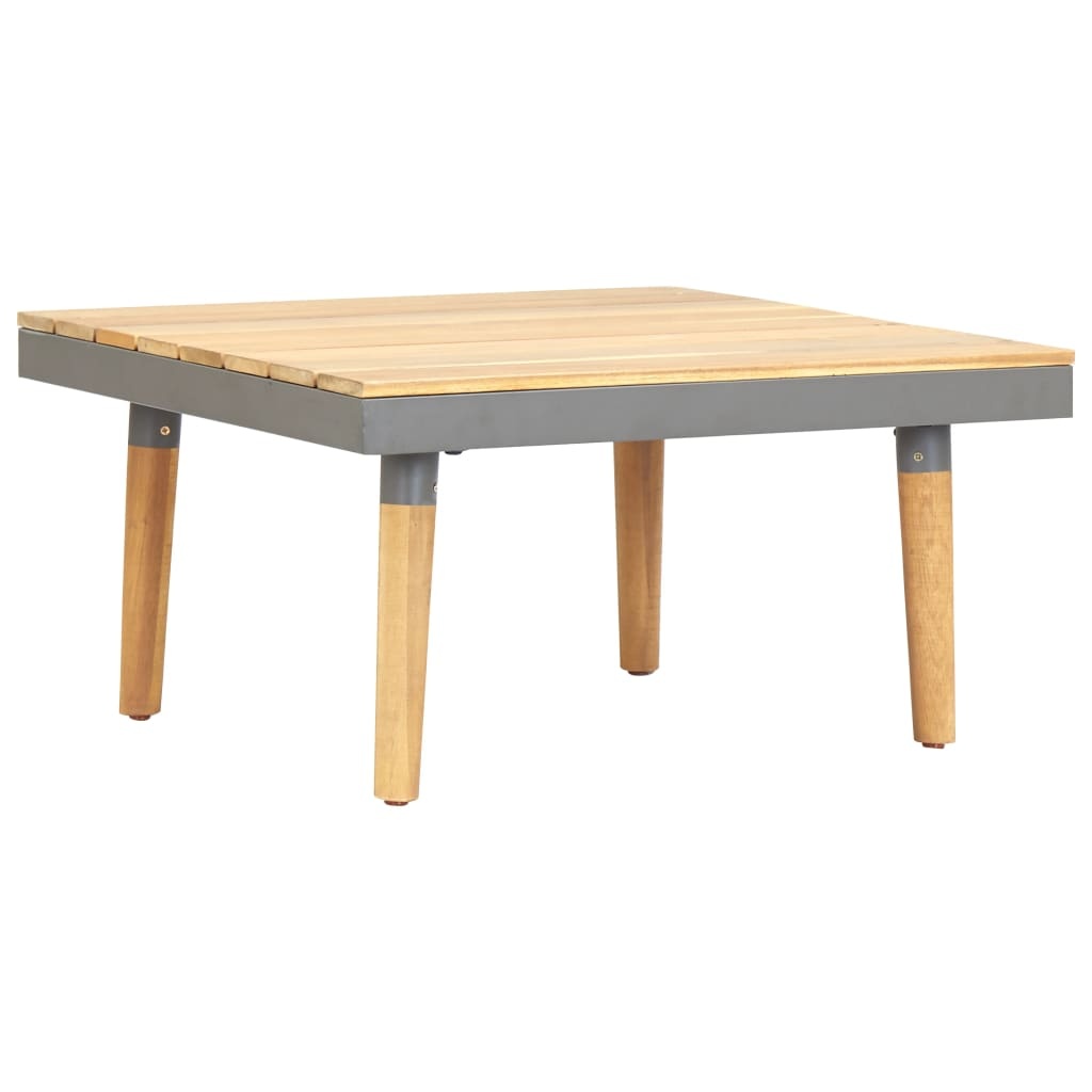 VidaXL Tuintafel 60x60x31,5 cm massief acaciahout