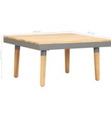 VidaXL Tuintafel 60x60x31,5 cm massief acaciahout