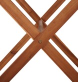 VidaXL Tuintafel 110x67x74 cm massief acaciahout