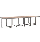 VidaXL 17-delige Tuinset met kussens poly rattan grijs