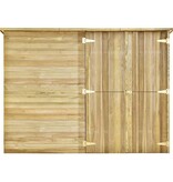 VidaXL Tuinschuur 232x110x170 cm geïmpregneerd grenenhout