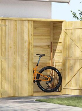 VidaXL Tuinschuur 163x50x171 cm geïmpregneerd grenenhout