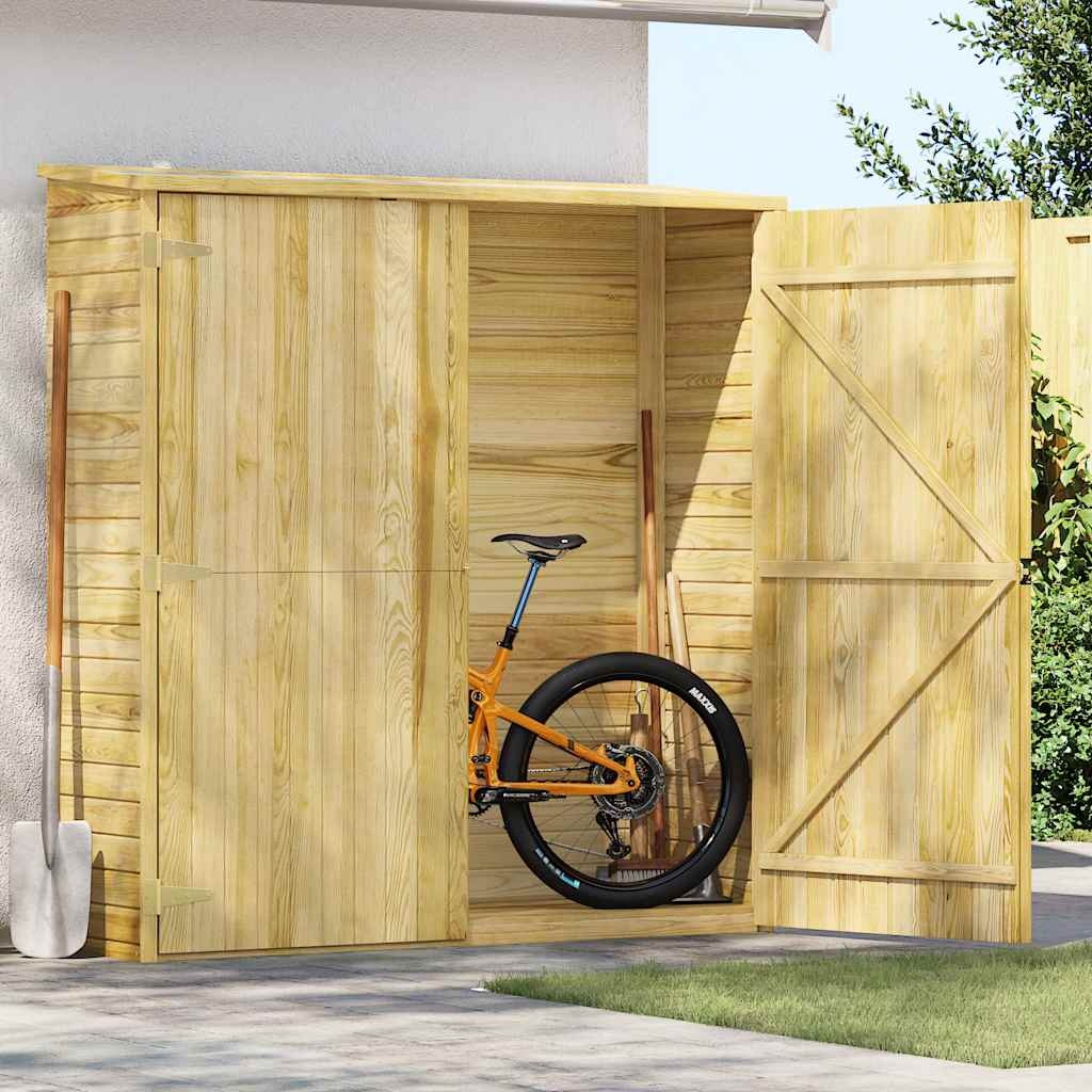 VidaXL Tuinschuur 163x50x171 cm geïmpregneerd grenenhout