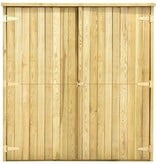 VidaXL Tuinschuur 163x50x171 cm geïmpregneerd grenenhout