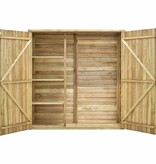 VidaXL Tuinschuur 163x50x171 cm geïmpregneerd grenenhout