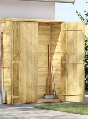 VidaXL Tuinschuur 123x50x171 cm geïmpregneerd grenenhout
