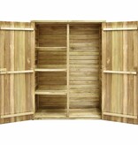 VidaXL Tuinschuur 123x50x171 cm geïmpregneerd grenenhout