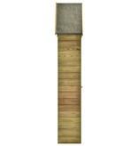 VidaXL Tuinschuur met deur 69,5x32x178 cm geïmpregneerd grenenhout