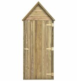 VidaXL Tuinschuur met deur 69,5x32x178 cm geïmpregneerd grenenhout