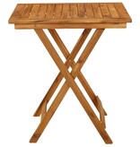 VidaXL Tuintafel inklapbaar 70x70x75 cm massief acaciahout